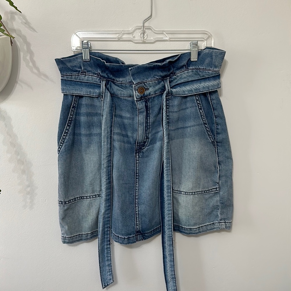 Free People Jean skirt size 12
